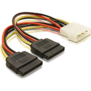 Delock 60102 DeLOCK 60102 - Kabel Power 1x5¼ > 2xSATA-HDD