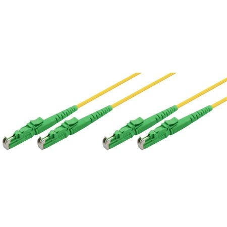 Exertis Connect 39978815 LWL Patchkabel, 9/125 µm, OS2-Faser, 2x E2000/APC 8° Stecker/Stecker, 15,0 m, gelb