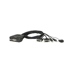 Aten CS22D ATEN DVI KVM Switch CS22D, USB, 2-fach