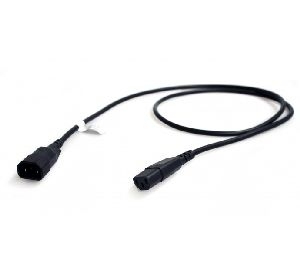 Bachmann 356127 Bachmann Kaltgeräteverlängerungskabel, C14 Stecker an C13 Buchse, 1,5 m, schwarz