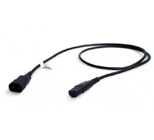 Bachmann 356127 Bachmann Kaltgeräteverlängerungskabel, C14 Stecker an C13 Buchse, 1,5 m, schwarz