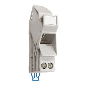 EasyLan CKVHMOD EasyLan Hutschienen-Modulgehäuse für 1 Modul, lichtgrau RAL 7035