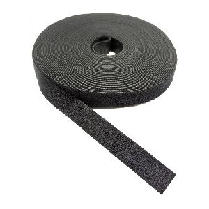 Tecline KBB2B-16 Tecline Klettband Back to Back, schwarz, 16 mm x 10 m Rolle