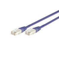 Exertis Connect 854450 Patchkabel Cat. 6, S/FTP (PiMF), violett, 0,15