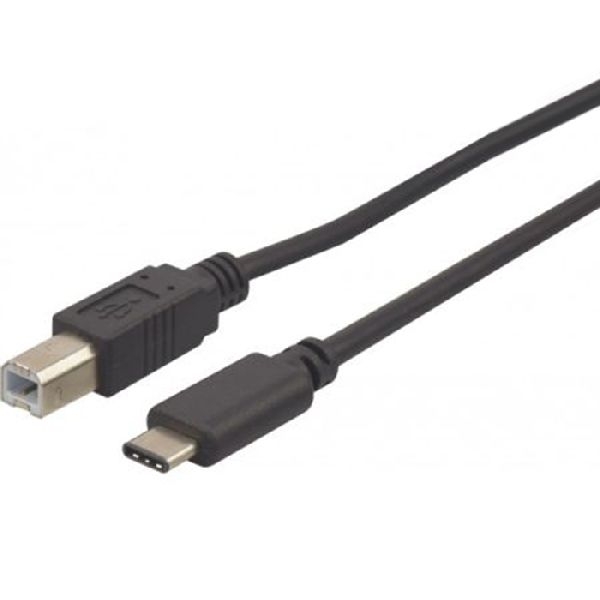 Exertis Connect 150304 USB 2.0 Kabel, USB St. Type-C (TM) / USB St. B, schwarz, 1,0 m