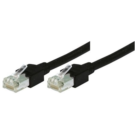 Tecline 71320S Tecline Patchkabel Cat. 5e, SF/UTP, halogenfrei, schwarz, 20,0 m