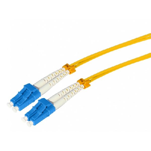 Tecline 799LL10 Tecline LWL Patchkabel HD, 9/125 µm, Singlemode, OS2-Faser, LC Duplex Stecker/Stecker, gelb, 10,0 m