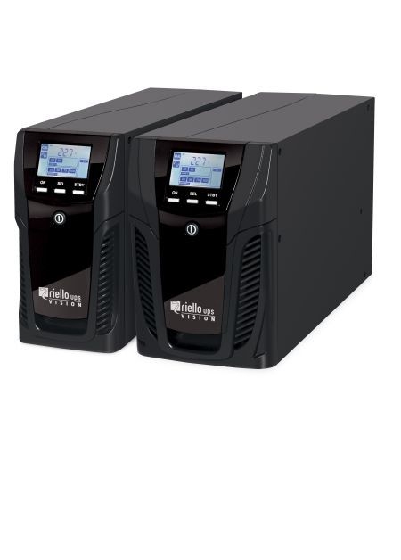Riello VST 1500 Riello VST 1500 Vision Desktop USV, 1500 VA / 1200 Watt, mit LCD-Display, ECO LINE Produkt