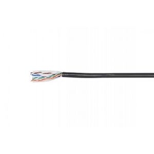 Exertis Connect 612004 Outdoor Verlegekabel Cat. 5e, U/UTP, schwarz, 100 m