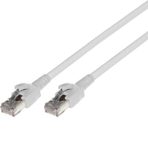 Dätwyler 653928 Dätwyler Patchkabel S/FTP, PiMF, Cat.6A, weiß, 15,0 m