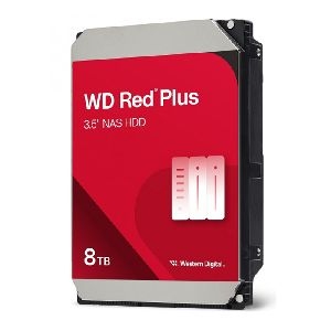 Western Digital WD80EFPX WD Red Plus Festplatte WD80EFPX, 24/7, NAS, 3,5", SATA III, bis 7.200 U/min, 256 MB, 8 TB
