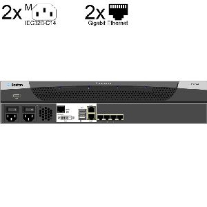Raritan DSX2-4 Raritan Dominion SX II - 4 Port, serieller Konsolenserver mit Dual-Feed-Stromzufuhr und dual Gigabit LAN