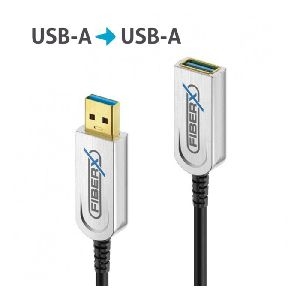 PureLink FX-I650-012 PureLink USB 3.2 Gen2 USB AOC Glasfaser-Verlängerungskabel, USB St.A/Bu.A, 12,0 m