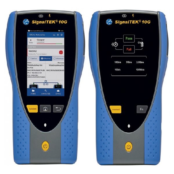 Trend Networks R157003 TREND NETWORKS SignalTEK 10G PRO Ethernet-Troubleshooter und Bandbreiten-Tester mit Glasfaser- (mit opt. SFP-Modulen) und Netzw