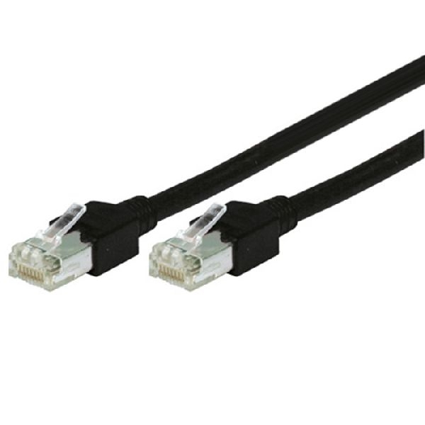 Tecline 71303S Tecline Patchkabel Cat. 5e, SF/UTP, halogenfrei, schwarz, 3,0 m