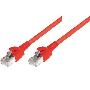 Dätwyler 653676 Dätwyler Patchkabel S/FTP, PiMF, Cat.6A, rot, 10,0 m