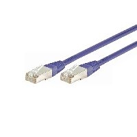 Exertis Connect 234160 Patchkabel Cat. 6, F/UTP, PoE+, violett, 0,5 m