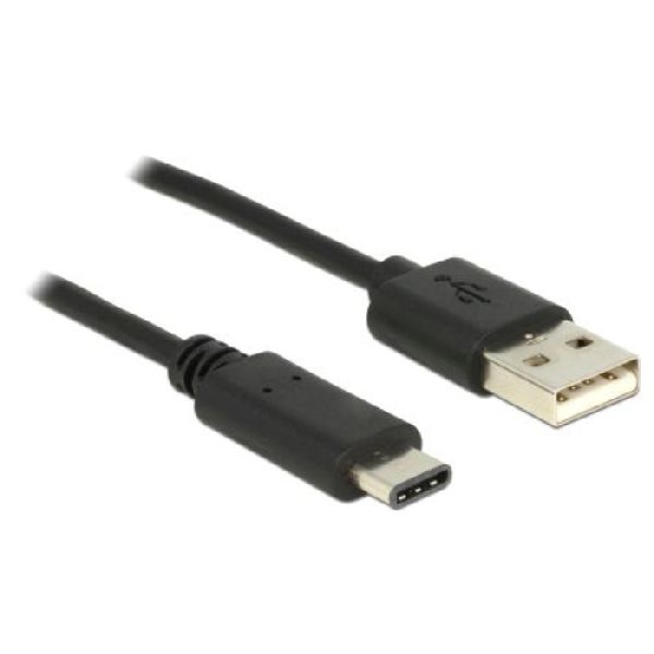 Delock 83600 DeLOCK USB 2.0 Kabel, USB St. Type-C (TM) / USB St. A, 1,0 m, vergoldet