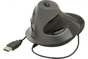 Dacomex 225121 Dacomex Ergonomische vertikale Maus, für Rechtshänder, USB, schwarz