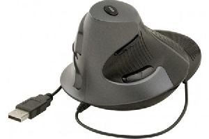 Dacomex 225121 Dacomex Ergonomische vertikale Maus, für Rechtshänder, USB, schwarz