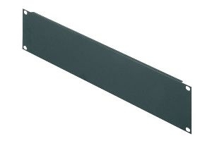 Triton RAB-ZP-X02-A1 Triton 19" Blindplatte, 2 HE, Stahlblech, schwarz RAL 9005