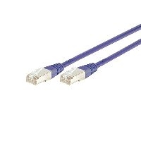 Exertis Connect 854454 Patchkabel Cat. 6. S/FTP (PiMF), violett, 1,0 m