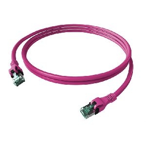 EasyLan CPP1OVAVAV0010 EasyLan DualBoot PushPull Patchkabel Cat.6A (ISO/IEC), S/FTP, violett, 1,0 m