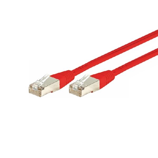 Exertis Connect 842303 Patchkabel Cat. 6, F/UTP, PoE+, rot, 3,0 m