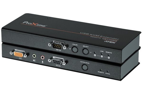 Aten CE770-AT-G ATEN USB KVM Extender CE770 mit Audio, USB und RS232, High Quality