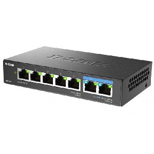 D-Link DMS-107 D-Link Multi-Gigabit Desktop Switch DMS-107, 2 Port 2,5 Gbit/s, 5 Port 1 Gbit/s, Desktop