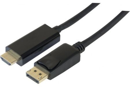 Exertis Connect 128164 DisplayPort 1.2 zu HDMI 1.4 Adapterkabel, DisplayPort St./ HDMI St. A, 3,0 m
