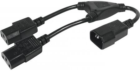 Exertis Connect 808430 Y-Kaltgeräte-Netzanschlusskabel, 0,3 m