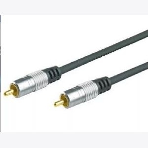 Tecline 49920103H Professional Videokabel, High Quality, vergoldet, 1x Cinch St./St., 3,0 m