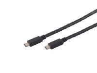 S-Conn 399055015 S-Conn USB 3.2 Gen. 2 Kabel, bis 60 Watt, USB St. C/