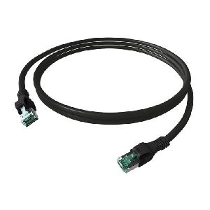EasyLan CPP1OSASAS0020 EasyLan DualBoot PushPull Patchkabel Cat.6A (ISO/IEC), S/FTP, schwarz, 2,0 m