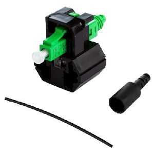 MetzConnect 1509QAJA0010 Metz Connect Feldkonfektionierbarer Stecker OpDAT FAST™ Hybrid Steckerbausatz LC/APC 8°, Singlemode, 10 Stück, für Adern Ø 0,