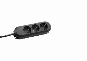 Bachmann 388171 Bachmann Steckdosenleiste "Smart", 3-fach, Anschlussleitung 3,0 m, schwarz