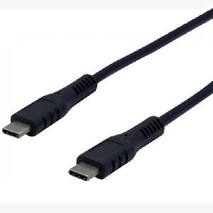 Exertis Connect 643738 Exertis Connect USB 2.0 Kabel, bis 100 Watt, USB St. C / USB St. C, schwarz, 1,0 m