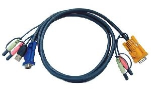 Aten 2L-5303U Oktopuskabel USB mit Audio, 3,0 m