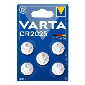 Varta 06025101415 VARTA Batterie Lithium, Knopfzelle, CR2025, 3V, Retail Blister VE: 5 Stück