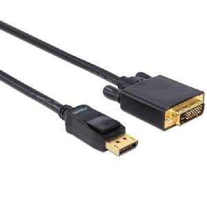 Delock 82590 DeLOCK DisplayPort DVI Kabel, vergoldet, DisplayPort St./24+1pol DVI St., 1,0 m