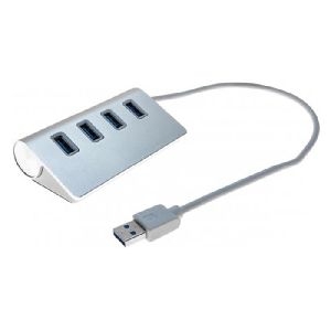 Exertis Connect 21312 USB 3.0 Hub, 4 Ports USB 3.0 Typ A, mit integriertem USB 3.0 Typ A Anschlusskabel