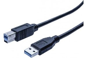 Exertis Connect 532465 USB 3.0 SuperSpeed Kabel, USB St. A/ USB St. B, 2,0 m