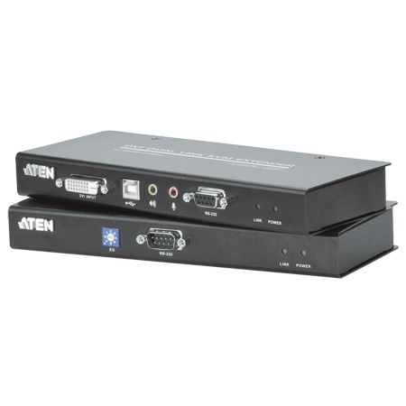 Aten CE600-AT-G ATEN DVI KVM Extender mit Audio CE600, Single Link