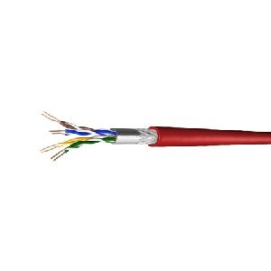 Draka 60015915 Draka Patchkabel UC300 HS26, Cat. 5e, SF/UTP, halogenfrei, rot, 100 m Ring