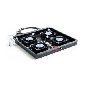 Ekivalan BEACCFANTHMTOP4BL Ekivalan 19" Dachlüftungsgerät, 4 Lüfter, schwarz
