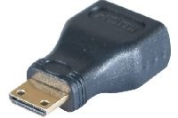 Exertis Connect 128296 Mini-HDMI auf HDMI Adapter, HDMI Bu. A / HDMI S