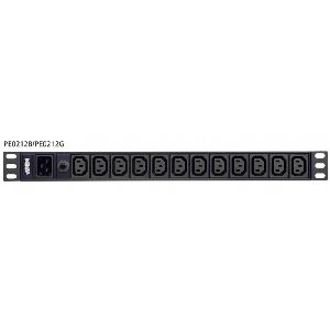 Aten PE0212G-AT-G ATEN 19" Basis PDU PE0212G-AT-G, Steckdosenleiste, 1-phasig, 16 A, 12x C13, schwarz