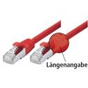 Exertis Connect 996736 Patchkabel Cat. 5e, SF/UTP, mit Rastnasenschutz, rot, 10,0 m