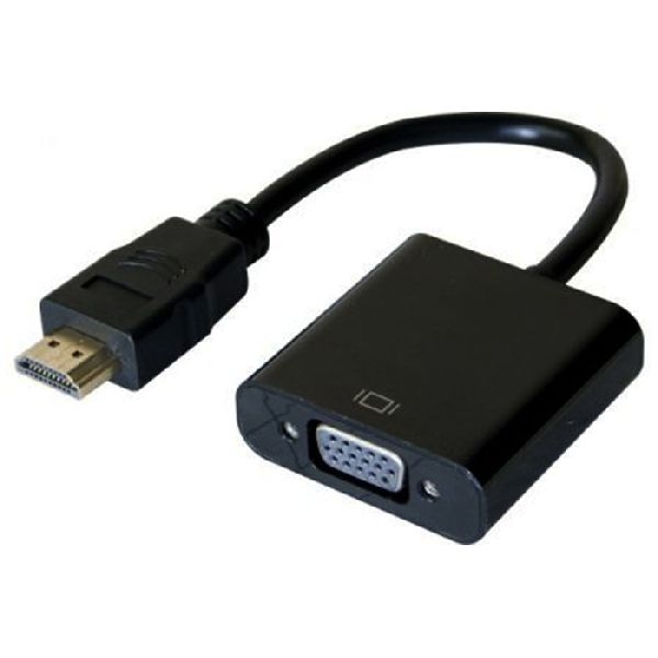 Exertis Connect 51221 Exertis Connect HDMI zu VGA Konverter, HDMI St. / VGA Bu., schwarz